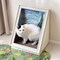 Art Frame Cat Scratch House Oil Painting Cardboard Cat Cave Indoor Scratcher 16.92"x12.60"x20.86"